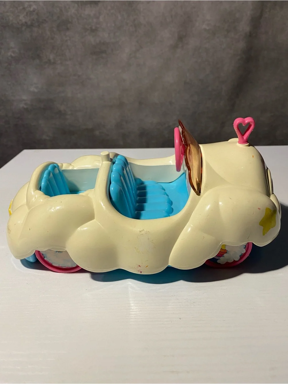 Vintage 1983 Kenner Care Bears Cloud Car Vehicle Toy